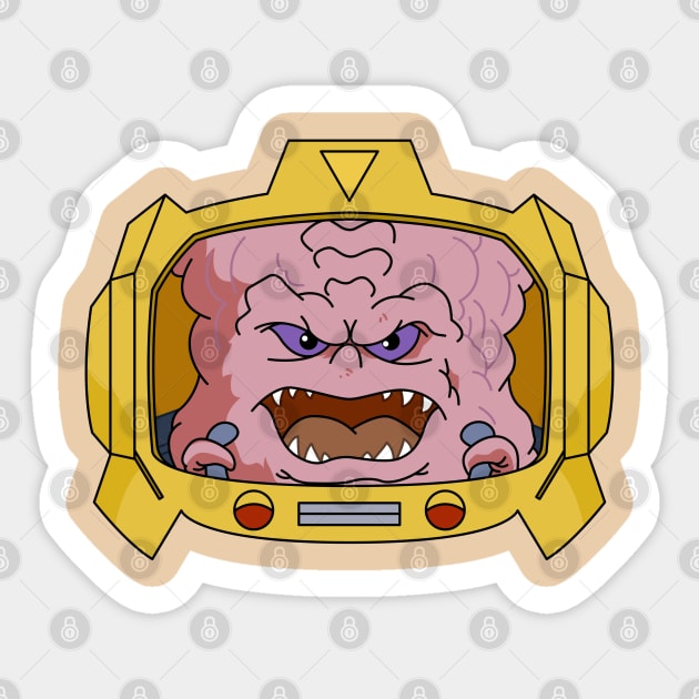 Krang Sticker by familiaritees